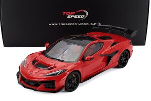 �~�j�J�[ �A���� 1/18 �V�{���[ �R���x�b�g TRUESCALE 1/18 CHEVROLET CORVETTE ZR1 COUPE 2024 RED TS0647