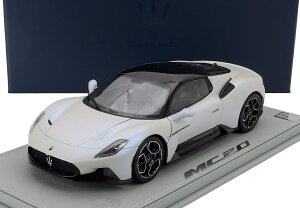 �~�j�J�[ 1/18 �}�Z���e�B MC20 MASERATI MODELS 1/18 MASERATI MC20 GLOSS BLACK ROOF 2020 BIANCO AUDACE - WHITE BLACK HE180051AMAS-VET