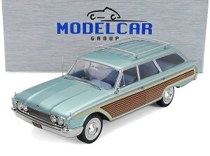 �~�j�J�[ �A���� 1/18 LTD �J���g���[ �X�N�G�A MCG 1/18 FORD USA LTD COUNTRY SQUIRE SW STATION WAGON 1960 LIGHT BLUE WOOD MCG18049