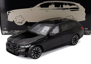 �~�j�J�[ 1/18 BMW 5�V���[�Y i5 �~�j�`�����v�X MINICHAMPS 1/18 BMW 5-SERIES i5 M60 TOURING (G61) SW STATION WAGON 2024 BLACK MET 110023602