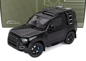 �~�j�J�[ 1/18 �����h���[�o�[ �j���[�f�B�t�F���_�[ 90 ALMOST-REAL 1/18 LAND ROVER NEW DEFENDER 90 2020 BLACK ALM810708