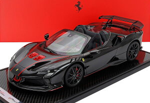 �~�j�J�[ 1/12 �t�F���[�� SF90 XX BBR-MODELS 1/12 FERRARI SF90 XX STRADALE SPIDER 2024 NERO DAYTONA - RED CARBON BLACK BBR1221D