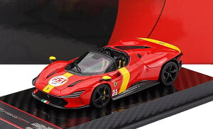 �~�j�J�[ 1/43 �t�F���[�� �f�C�g�i SP3 BBR-MODELS 1/43 FERRARI DAYTONA SP3 SERIE ICONA OPEN ROOF N 51 24h LE MANS LIVERY 2022 RED YELLOW BBRC267LM51