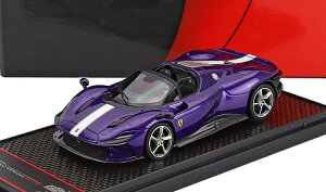 �~�j�J�[ 1/43 �t�F���[�� �f�C�g�i SP3 BBR-MODELS 1/43 FERRARI DAYTONA SP3 SERIE ICONA OPEN ROOF 2022 VIOLA DINO - PURPLE WHITE BBRC267TMN
