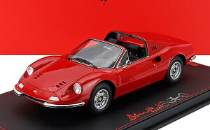 �~�j�J�[ 1/18 �t�F���[�� �f�B�[�m 246 GTS BBR-MODELS 1/18 FERRARI DINO 246 GTS SPIDER GENEVA SHOW 1972 ROSSO CORSA 322 - RED P18258-VET