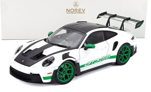 �~�j�J�[ 1/18 �|���V�F 911 GT3 �m���u NOREV 1/18 PORSCHE 911 992 GT3 RS TRIBUTE TO CARRERA RS PACKAGE COUPE 2022 WHITE GREEN 187372