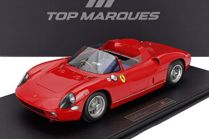 �~�j�J�[ 1/12 �t�F���[�� 250P TOPMARQUES 1/12 FERRARI 250P SPIDER 3.0L V12 STREET VERSION 1963 RED TMR12-64D