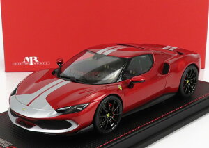 �~�j�J�[ 1/18 �t�F���[�� 296 GTB MR-MODELS 1/18 FERRARI 296 GTB HYBRID 830HP V6 ASSETTO FIORANO 2021 ROSSO IMOLA - RED MET FE035F