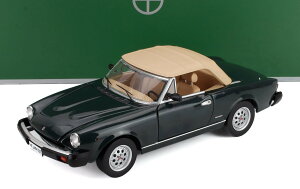 �~�j�J�[ 1/18 �t�B�A�b�g 124�X�p�C�_�[ TOURING MODELCARS 1/18 FIAT 124 PININFARINA SPIDER EUROPA CABRIOLET SOFT-TOP 1982 DARK GREEN 18125003