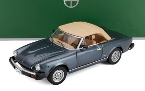 �~�j�J�[ 1/18 �t�B�A�b�g 124�X�p�C�_�[ TOURING MODELCARS 1/18 FIAT 124 PININFARINA SPIDER EUROPA CABRIOLET SOFT-TOP 1982 BLUE MET 18125006