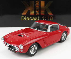 �~�j�J�[ 1/18 �t�F���[�� 250 GT SWB �v���[���{�f�B 1961 ���b�h KK-SCALE 1/18 FERRARI 250 GT SWB PLAIN BODY 1961 RED KKDC180861