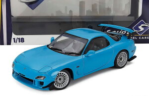 �~�j�J�[ 1/18 �}�c�_ RX-7 �^�C�vRS FD3S 1999 �l�I���u���[ SOLIDO 1/18 MAZDA RX-7 TYPE RS (FD3S) 1999 NEON BLUE S1810608
