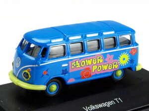 �~�j�J�[ 1/87 �t�H���N�X���[�Q�� T1 �T���o �t�����[�p���[ SCHUCO 1/87 VOLKSWAGEN T1 SAMBA FLOWER POWER MULTICOLOR 452605500