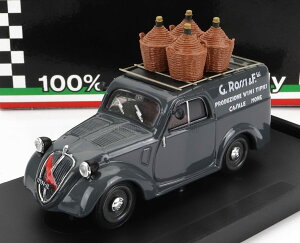 �~�j�J�[ 1/43 �t�B�A�b�g 500B �o�� 1950 BRUMM 1/43 FIAT 500B FURGONE VAN VEICOLO COMMERCIALE PUBBLICITARIO PRODUZIONE VINI TIPICI G.ROSSI E GREY R529