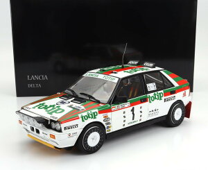 �~�j�J�[ 1/18 �����`�A �f���^ HF �C���e�O���[�� KYOSHO 1/18 LANCIA DELTA HF INTEGRALE 4WD TOTIP N 1 WINNER TARGA FLORIO 1987 WHITE RED GREEN 08960C