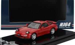�~�j�J�[ 1/64 �}�c�_ �A���t�B�j RX-7 (FD3S) TYPE RS HOBBY JAPAN 1/64 MAZDA EFINI RX-7 (FD3S) TYPE RS COUPE 2002 RED HJ644007AR