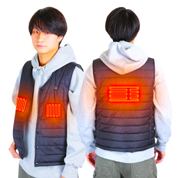 楽天市場】ホットスピード温熱ベスト HOT SPEED HEAT VEST 着る暖房 体 