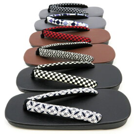 雪駄 メンズ フリーサイズ LL 3L 4L 5L ウレタン草履 市松 ダイヤ 亀甲 七宝