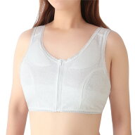 【売れ筋】和装ブラジャー 胸つぶし 白【S/M/L/LL/3L】フロントファスナー 補正パット付き レースブラジ…