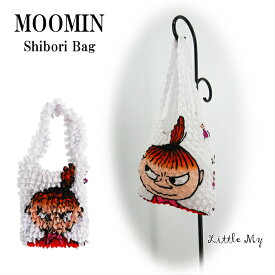 ムーミン 絞りバッグ ミィ ムーミンバッグ MOOMIN Shibori Bag Little My しぼり 絞り エコバッグ サブバッグ 北欧 ミイ ムーミングッズ リトルミィ