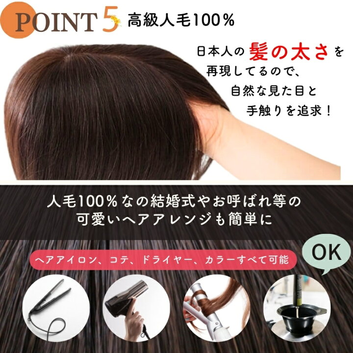 楽天市場】医療用ウィッグ 人毛100% フルウィッグ 自然 医療用 抗がん  