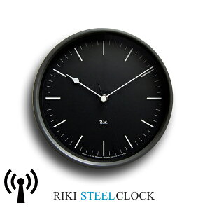 yN[|ΏۊOzdgv |v LX`[NbNubN RIKI STEEL CLOCK mX WR08-24BK ^J^mX Lemnos EH[NbN Abj Éy1510zyRCEz