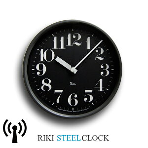 yN[|ΏۊOzdgv |v LX`[NbNubN RIKI STEEL CLOCK mX WR08-25BK ^J^mX Lemnos EH[NbN Abj Éy1510zyRCEz