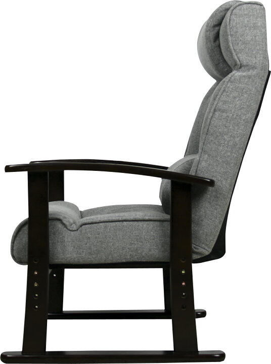 楽天市場】ボリューム高座椅子 座椅子 リクライニング レバー式 高さ