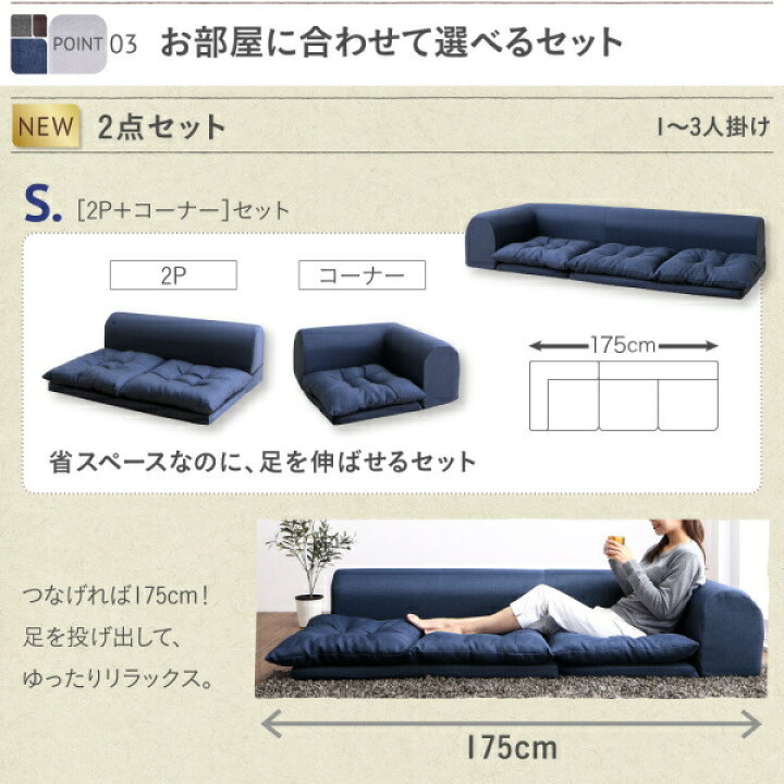 楽天市場】セット フロアコーナーソファ ソファ フロアソファ こたつ 