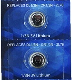 Loopacell 1/3Nリチウム電池 2個パック（SANYO CR1/3N　Duracell DL1/3N　Energizer 2L76互換）【適格請求書発行事業者登録番号入り領収書対応】