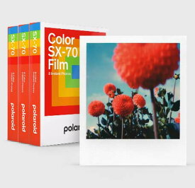 Polaroid Originals SX70 Color Film Triple Pack ポラロイド 送料無料　【適格請求書発行事業者登録番号入り領収書対応】