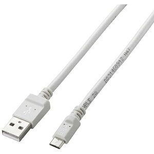 ELECOM MPA-AMB2U08WH [ 2AΉmicroUSBP[u ]