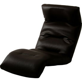 CELLUTANE 和楽の雲 下タイプ 座椅子 PVCブラック 日本製 頭部 腰部 脚部 14段 リクライニング 一人掛け A193下R-597BK メーカー直送 新生活