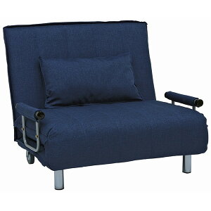 ソファベッド ソファ カウチ ベッド 一人暮らし リクライニング コンパクト ネイビー 紺 萩原 グラーテNV メーカー直送 新生活