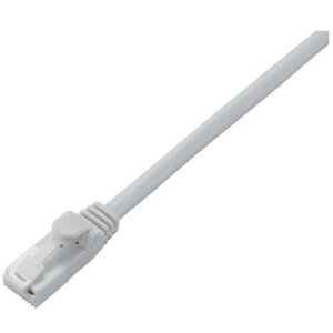 ELECOM LD-GPT/WH5/RS �z���C�g [ LAN�P�[�u�� �c���܂�h�~ CAT6�Ή� 5m ]