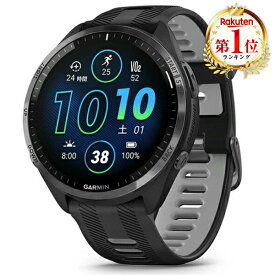 GARMIN FORERUNNER 965 BLACK [ランニングGPSスマートウォッチ (Suica対応)]