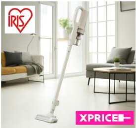 掃除機 アイリスオーヤマ SCD-123P-HC グレージュ MagiCaleena サイクロン式コードレススティッククリーナー 吸引力