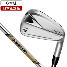 テーラーメイド P770 アイアンセット 6本組(#5-PW) 2023年モデル Dynamic Gold EX Tour Issue (S200) 【日本正規品】 エクプラ特選