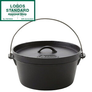 ロゴス 調理器具 LOGOS ダッチオーブン 12インチ IH対応 ロゴス(LOGOS) SLダッチオーブン12inch・ディープ(バッグ付き) No.81062232 シーズニング不要 クッキング BBQ キャンプ アウトドア 調理器具