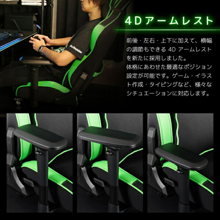楽天市場】Bauhutte バウヒュッテ ゲーミングチェア GX-570-BU 
