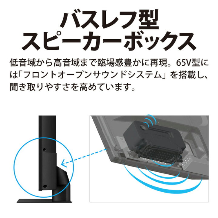楽天市場】テレビ 65型 SHARP シャープ アクオス AQUOS メーカー保証 