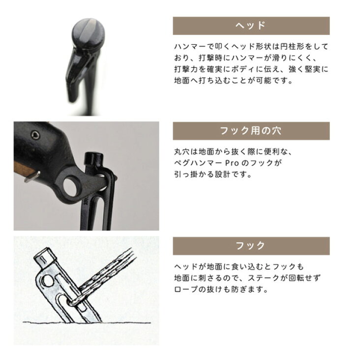 楽天市場】スノーピーク snow peak ソリッドステーク 20 ペグ 20cm 