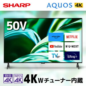 er 50V^ SHARP V[v ANIX AQUOS ter 50^ 50C` 4T-C50FL1 4K nEBSE110xCSfW^ 4K`[i[ er Google TV GNvI