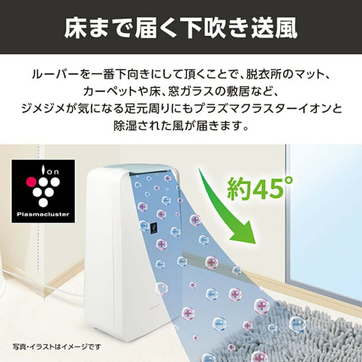 楽天市場】除湿機 シャープ コンプレッサー式 CV-R71-W ホワイト系  