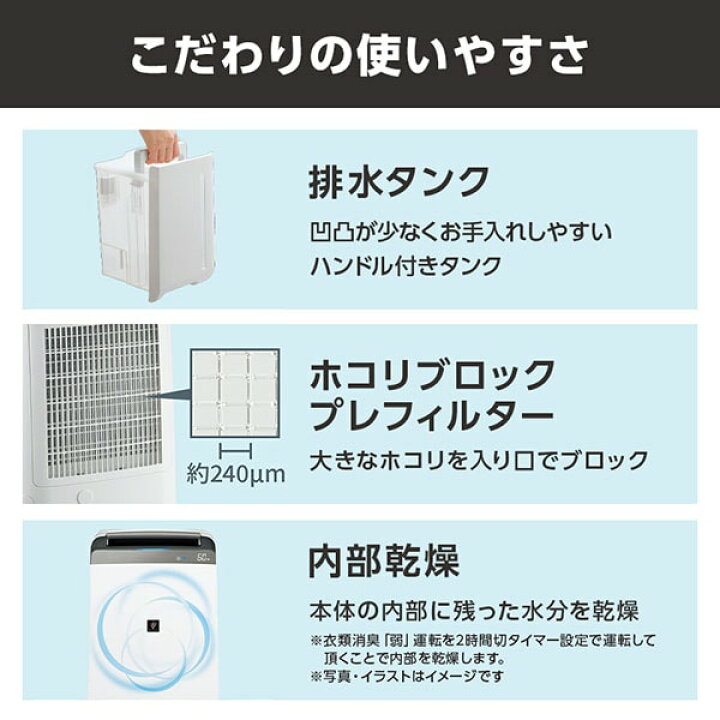 楽天市場】除湿機 シャープ コンプレッサー式 CV-R71-W ホワイト系  