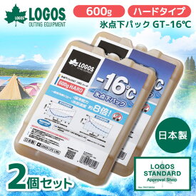 【2個セット】ロゴス 保冷剤 LOGOS 氷点下パックGT-16℃・ハード600g No.81660612 最強 ベスト 熱中症 保冷バッグ アウトドア キャンプ 運動会 BBQ