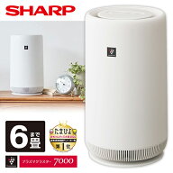 空気清浄機 6畳 シャープ SHARP FU-SC01-W ホワイト系 プラズマクラスター7000 [空気清浄機 ~6畳] コンパ…