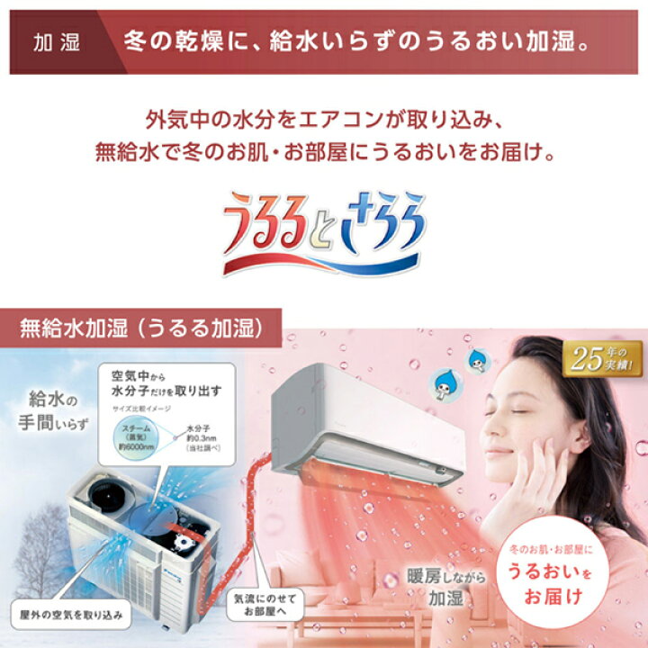 20畳用 うるるとさらら 3m配管おつけします