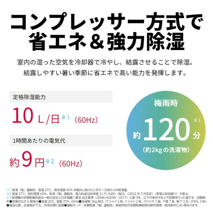 楽天市場】除湿機 シャープ SHARP CM-S100-W ホワイト系 白 コンパクト 