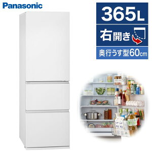 ① 365L pi\jbN PANASONIC NR-C37ES1-W }bgzCg EJ e GNvI